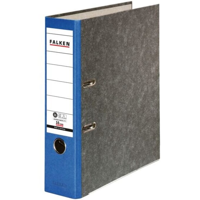 Falken Ordner hfb recycled A4 8cm blauw