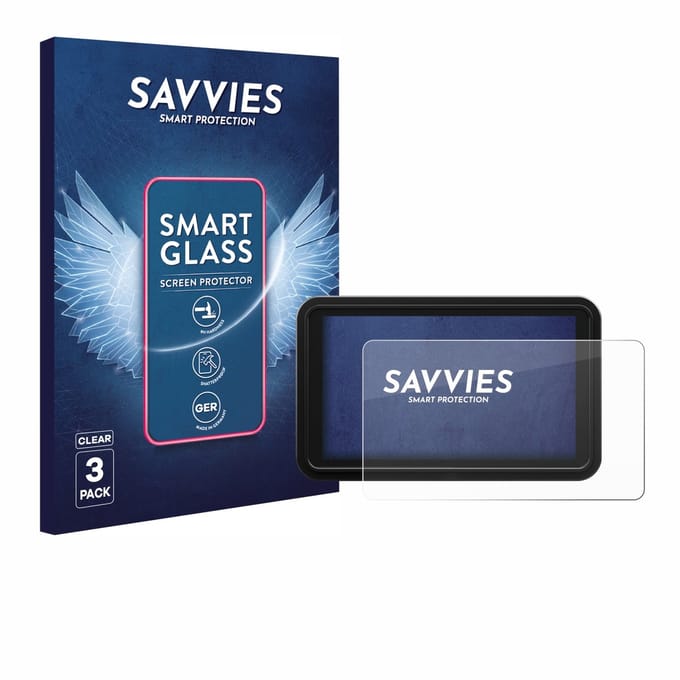 3 Stuks Savvies Screenprotector - geschikt voor Atomos Shinobi 2 - beschermfolie glas transparant