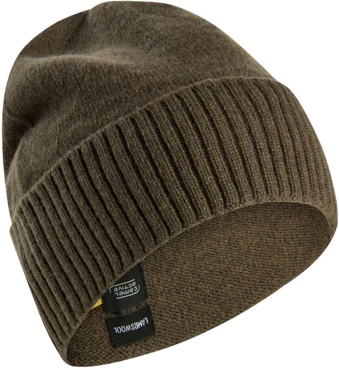 camel active Muts van pure lamswol - Maat menswear-OS - Donkerbruin