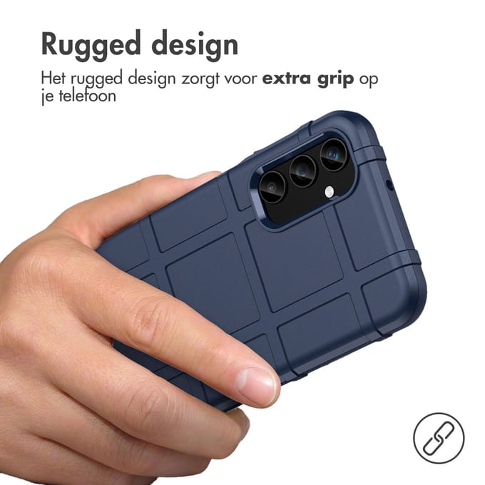 imoshion Rugged Shield Backcover voor de Samsung Galaxy A25 (5G) - Donkerblauw