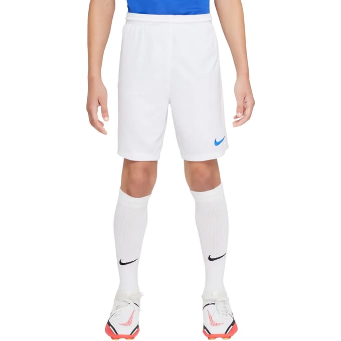 Nike Park III Short Kinderen - Wit / Royal | Maat: 128