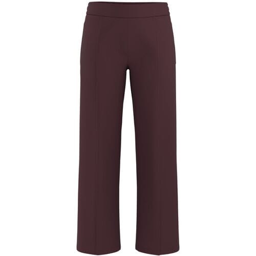 ESMARA Dames broek, straight fit (Bordeaux, S (36/38))