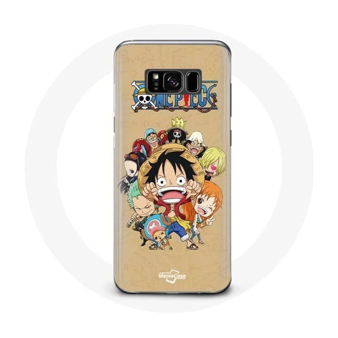 Coque pour Samsung Galaxy S8 plus One piece Manga Equipage du Chapeau de Paille