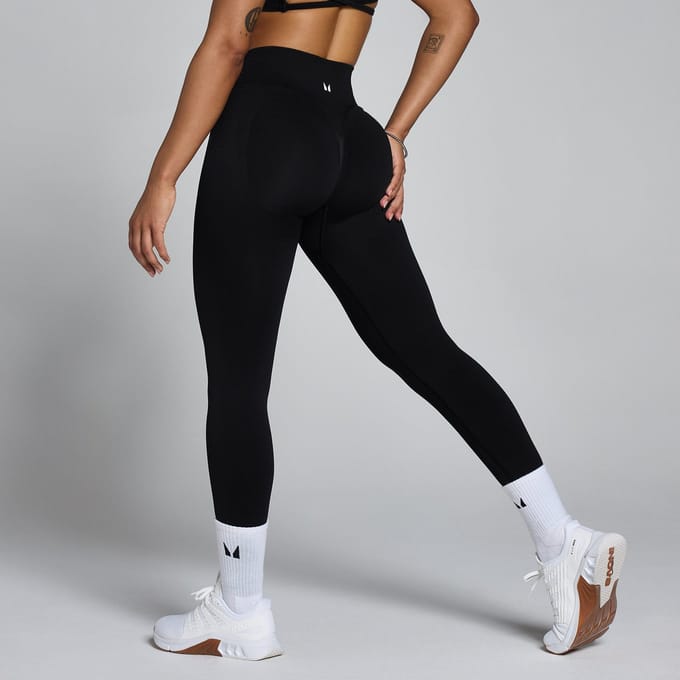 MP Women's Lift Seamless Scrunch Legging - Zwart - S