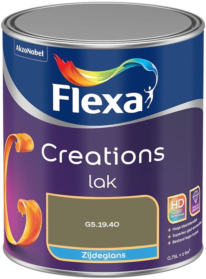 Flexa - Creations Lak Zijdeglans - G5.19.40 - Mengverf - 750 Ml