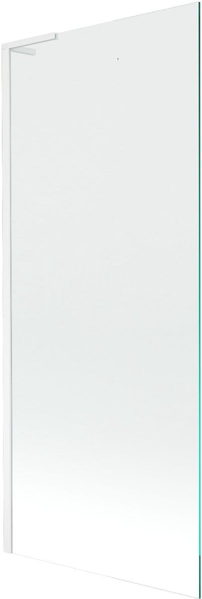 Mexen Next L 1-vleugelige badscherm 80 x 150 , transparant, wit - 895-080-000-03-00-20
