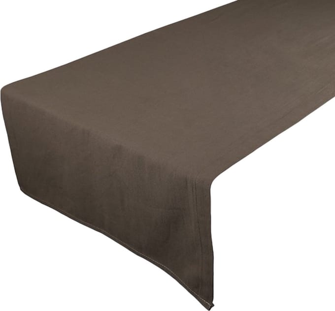 Linen & More - Tafelloper 'Jazz' (50cm x 140cm, Sage)