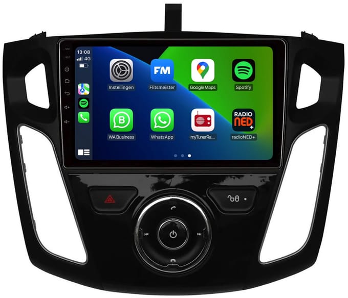 Carplay autoradio voor Ford Focus | 2012 t/m 2017 | Android 13 | Draadloos Apple Carplay & Android auto | 2GB + 32GB | 8-Core processor | Davilon | 2025 model | 2012 2013 2014 2015 2016 2017 | Bluetooth & Wifi