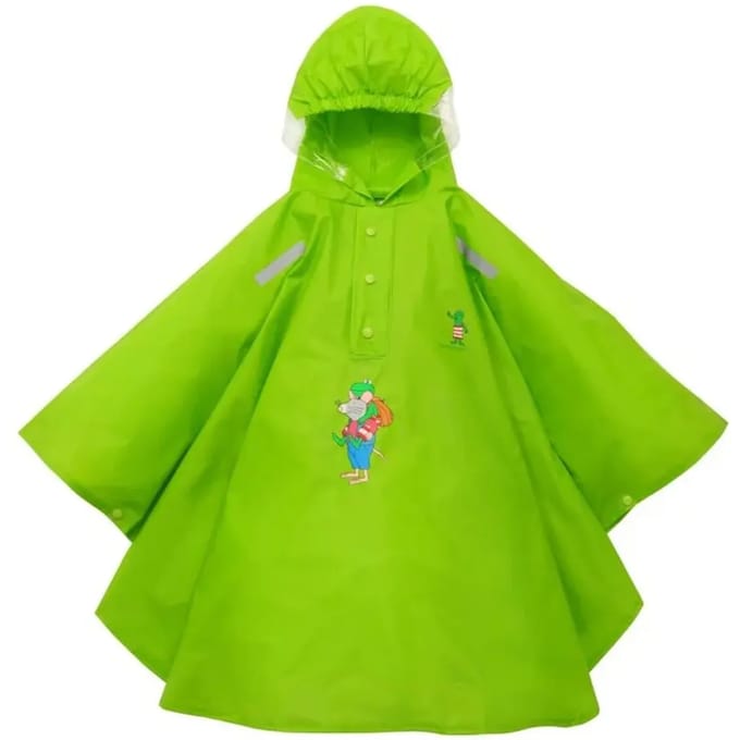 Willex Kikker Poncho - Groen - Maat 92-98