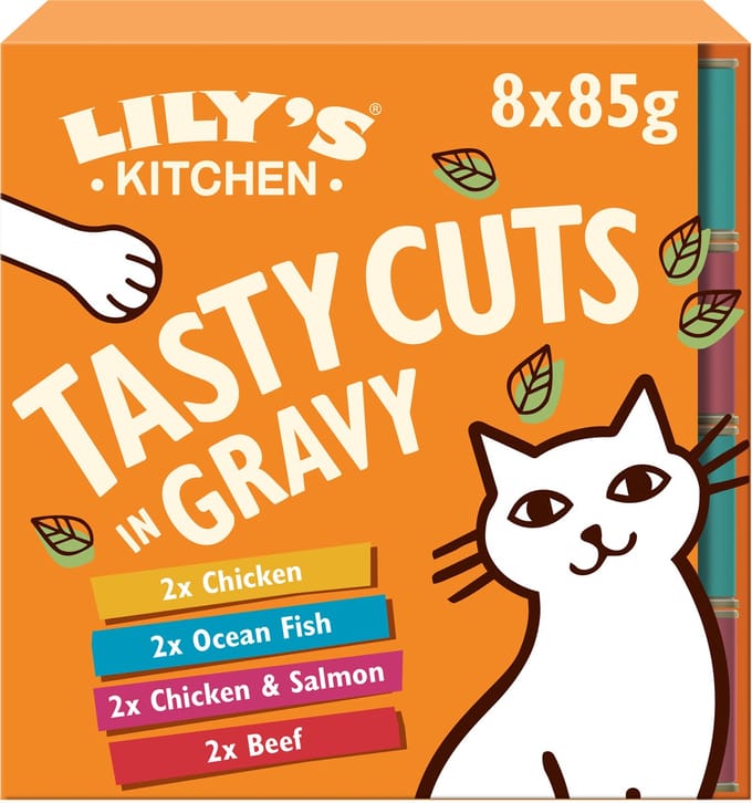 Tasty Cuts In Gravy - LILY'S KITCHEN - Multipack 8x85 Gram - Graanvrij, Natuurlijke Ingrediënten