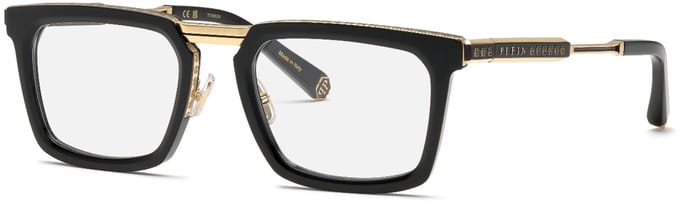 Philipp Plein VPP158M Nero lucido 53/21/145 MAN Brilmonturen