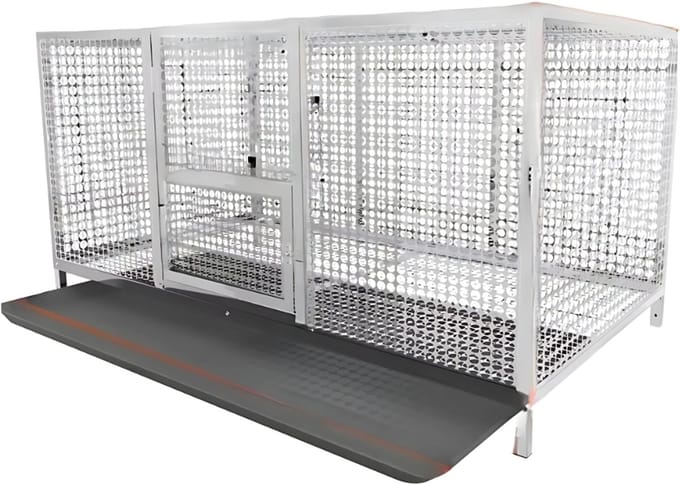 Compacte Kippenhok - Kippenren voor buiten en tuin - Metaal ss Outdoor