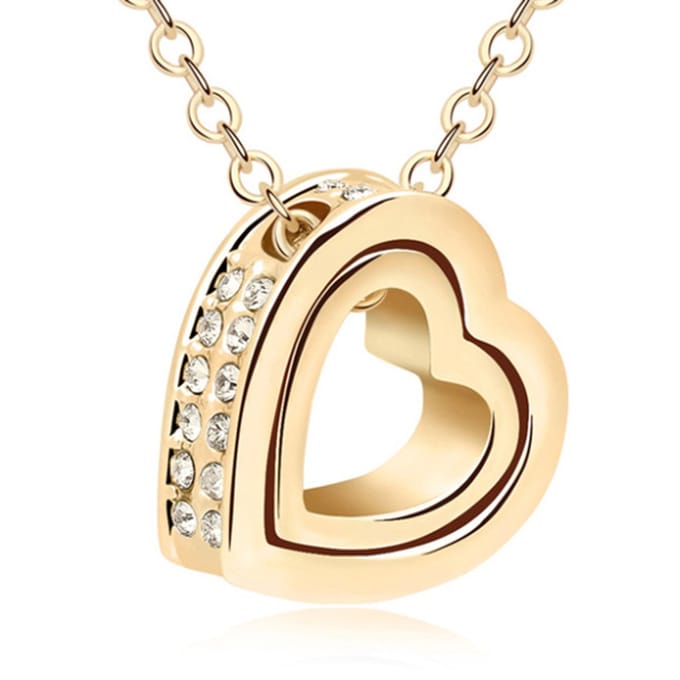 Cilla Jewels kettinghanger hartje Goudkleurig