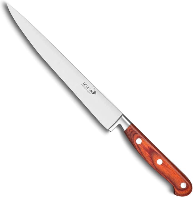 Déglon Fileermes – Flexibel Lemmet – Elegant Houten Handvat – 17 cm – Bruin