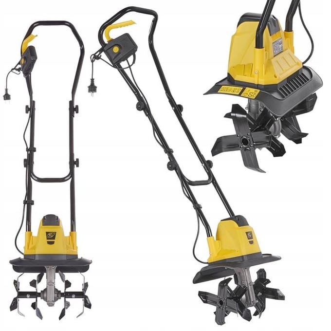 John Gardener Elektrische tuinfrees - 32 cm werkbreedte - Ideaal voor kleigrond