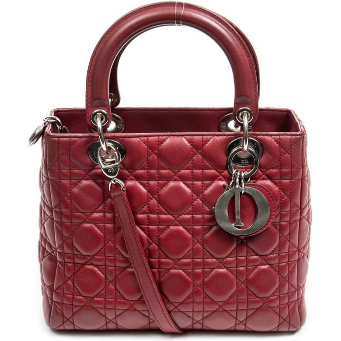 Medium Lady Dior   schoudertas