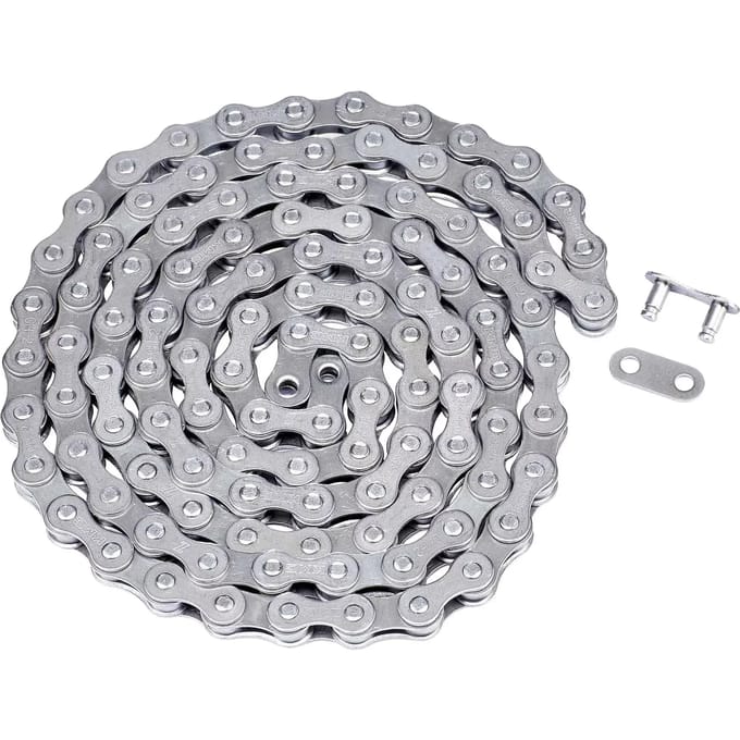 KMC Ketting - Anti-roest - EcoProTeQ - Singlespeed - 128 schakels - Donker zilver