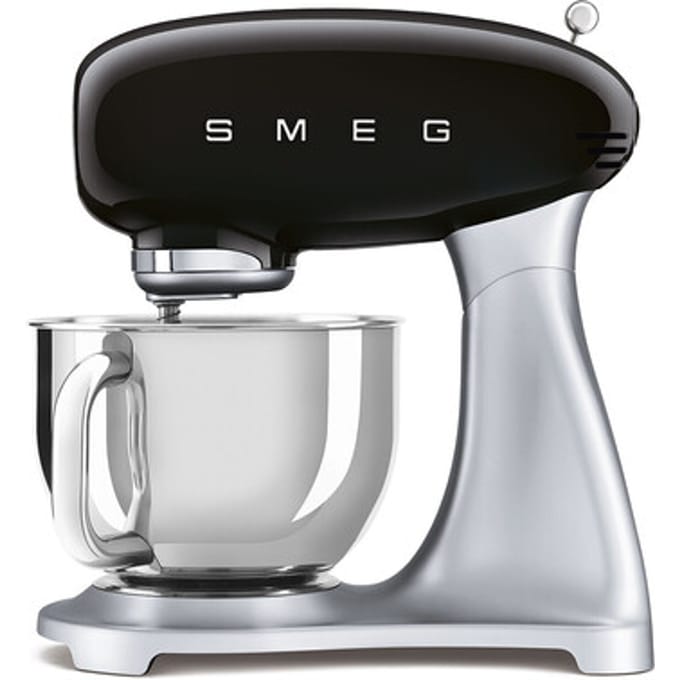 SMEG SMF04BLEU - Keukenmachine - 800 W – 4,8L RVS Mengkom - 50s Style - Zwart