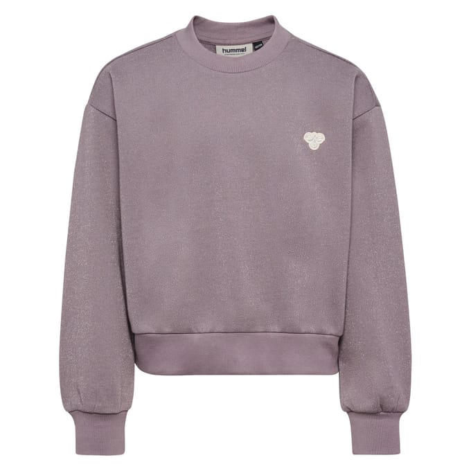 hmlJR LOOSE GLITTER CREWNECK BEE