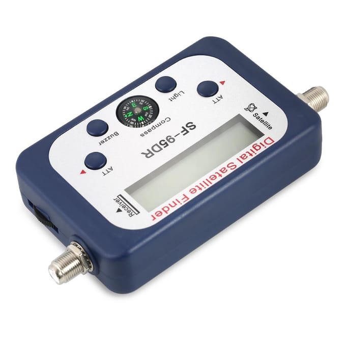 Compteur de signal satellite numérique, mini-mètre, écran LCD, chercheur et boussole