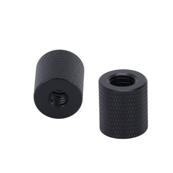 Vrouwelijk 3/8 Inch?16 naar Vrouwelijk 1/4 Inch?20 Draad Adapter Aluminiumlegering Schroef Camera Statief Monopod black