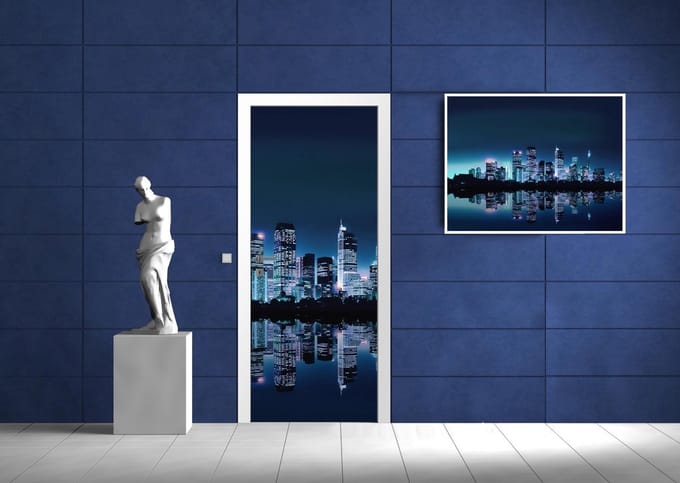 City Skyline Photo Wallcovering