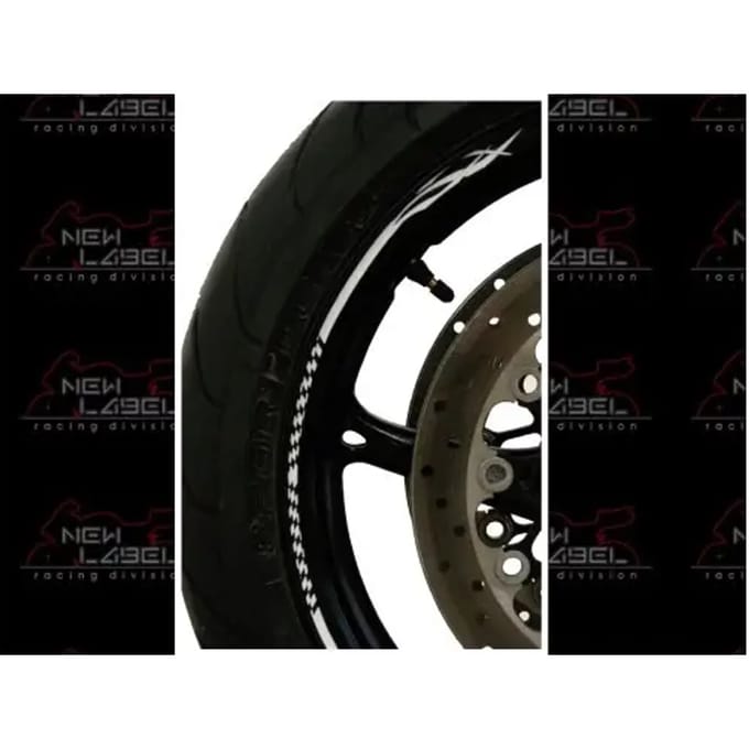 Motorfiets velgsticker kit Brazoline Tribal