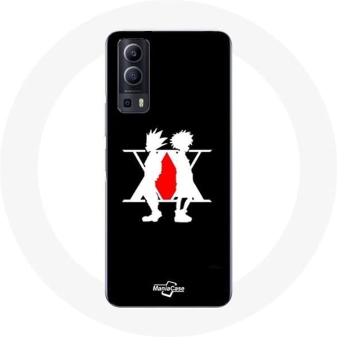 Coque - Maniacase - Vivo Y72 - Souple - Noir - Hunter x Hunter Manga Logo noir