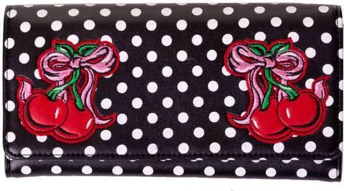 Banned - LUCILLE Dames portemonnee - Zwart/Wit