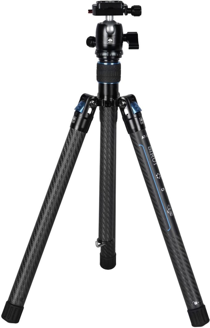 Sirui At-125 + B-00K - Compact Statief - Reis-statief - Carbon - Handig draaisysteem - Inclusief balhoofd