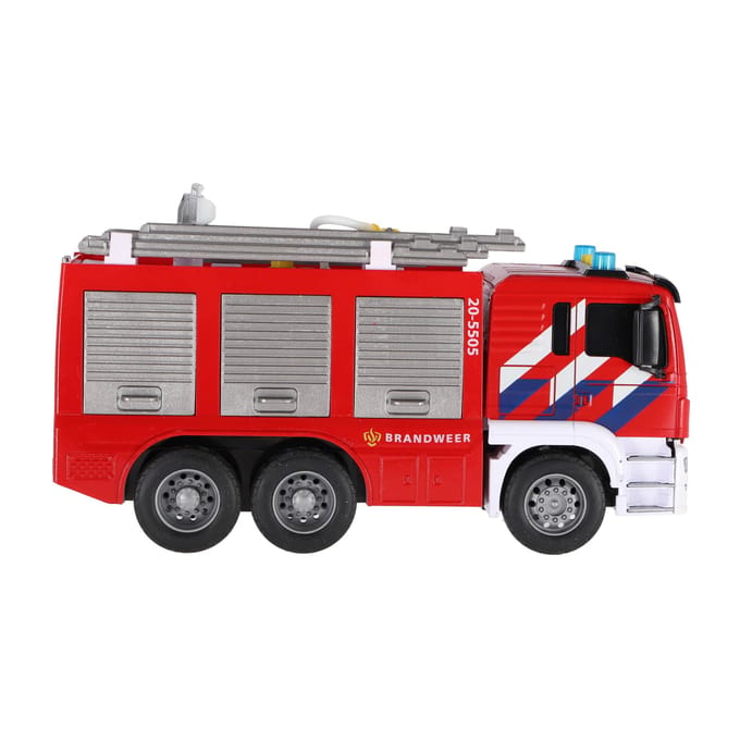 Rapid Wheels brandweerauto speelgoed met licht en geluid - multicolor.
