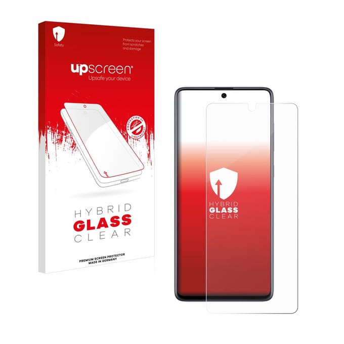 upscreen - Screenprotector voor Samsung Galaxy A71 - Folie Beschermfolie Beschermglas transparant