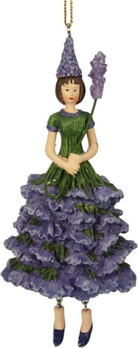 Lavendel meisje grt hangend 6x6x13cm