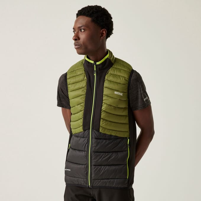 Bodywarmer Heren Waterafstotend Synthetische Dons Isolatie Extol Stretch