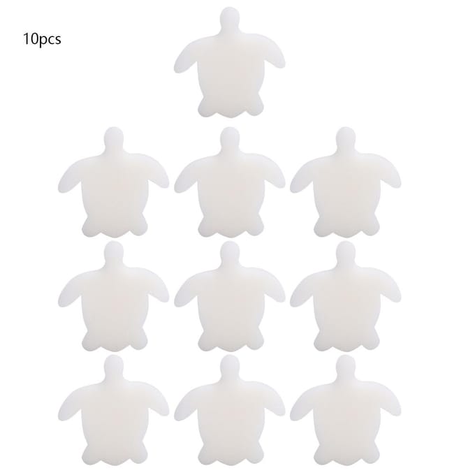 10PCS Éponge Absorbante d'Huile Nettoyeur de Mousse Boue pour Jacuzzi Piscine et Spa white