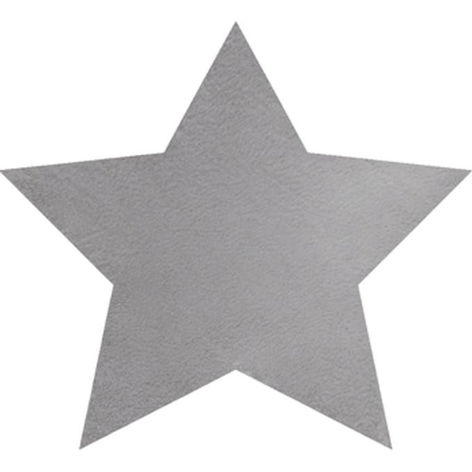 Kleden Rugsx Modern wastapijt SHAPE 3148 Ster shaggy - 80x80 cm