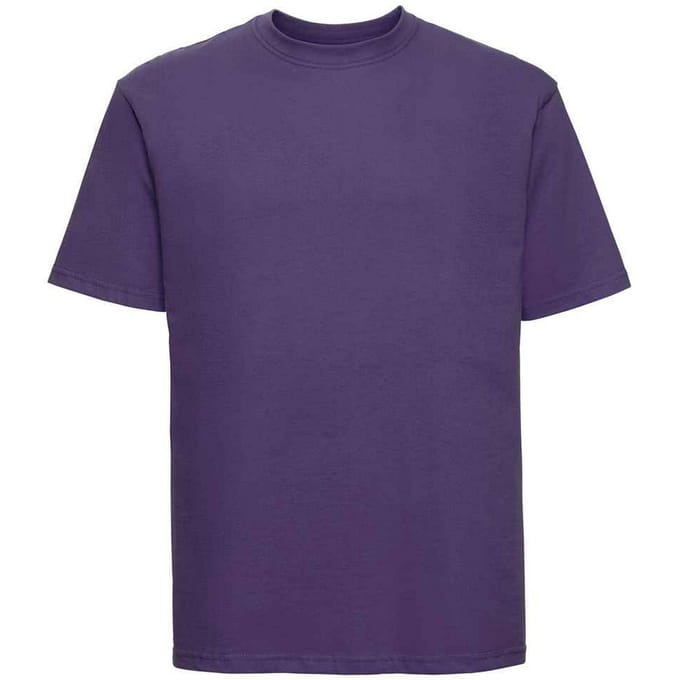 Russell Heren Ringspun Cotton Classic T-shirt (Paars)