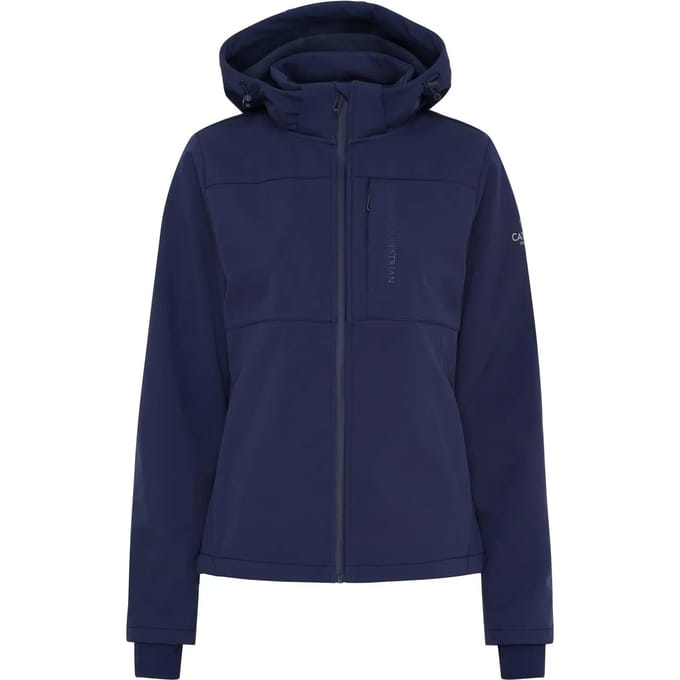 Softshell Capuchon Volledige Rits Paardrijden Damesjas Catago Vanetta