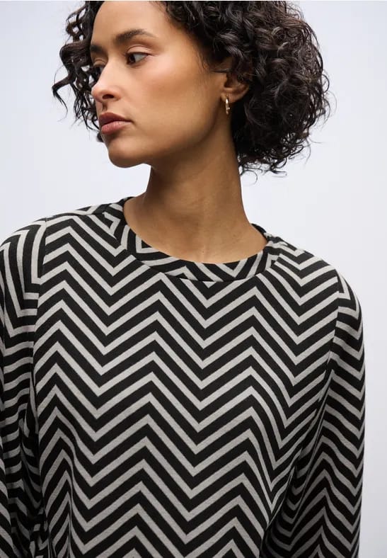 Gedessineerd jacquard shirt