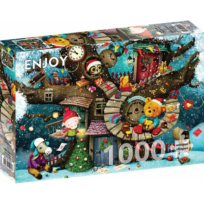 Enjoy Puzzle kerst legpuzzel Fairy Tale Christmas - 1000 stukjes puzzel.