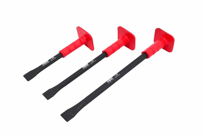 Awtools Black Line - Metselbeitel met Bescherming - 400mm - Ergonomische Handgreep