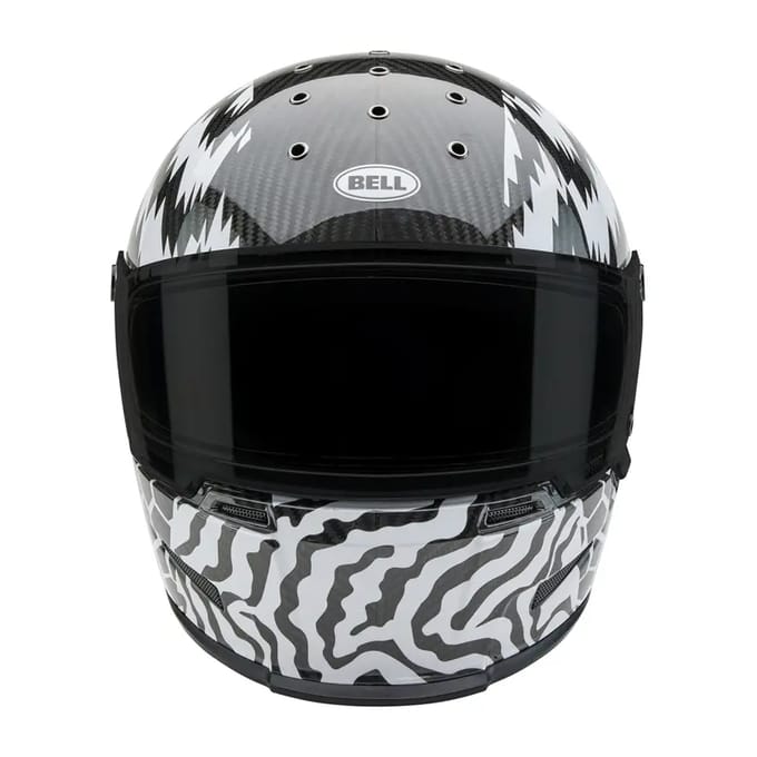 Carbon full-face motorhelm Bell Eliminator Deathspray
