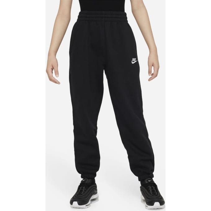 Nike Club Oversized Broeken Kinder - Zwart - Maat 122 - 128 CM