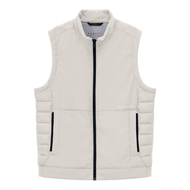 Bugatti Herren Sportswear-weste Bodywarmers Ecru 175100-11503
