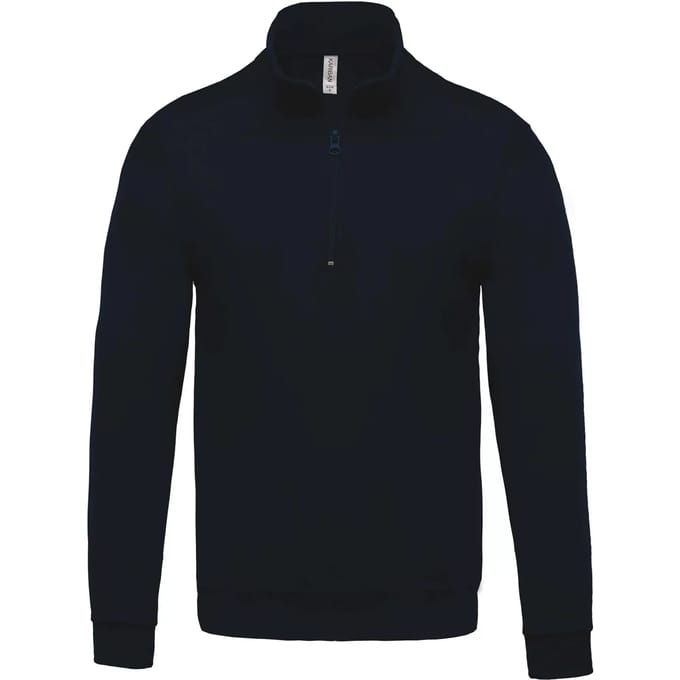 Kariban Sweater met ritskraag K478 - Navy - XL