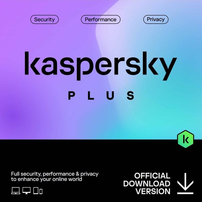Kaspersky Plus - 12 maanden/1 apparaat - PC/Mac/Mobiel Download