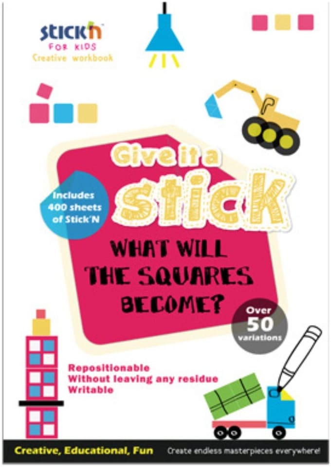 Stick'n Kleurboek - Stickerboek - Sticky Notes - Creatief - Educatief Speelgoed - Voor kinderen