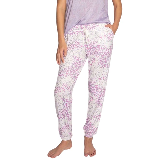 PJ Salvage Dames Leopards Joggingbroek (Off White)