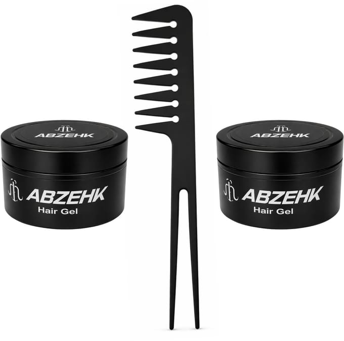 Haargel - Ultra Hard Touch - Transparant - 450ml - Abzehk - Met Styling Kam - Haarstylingtools