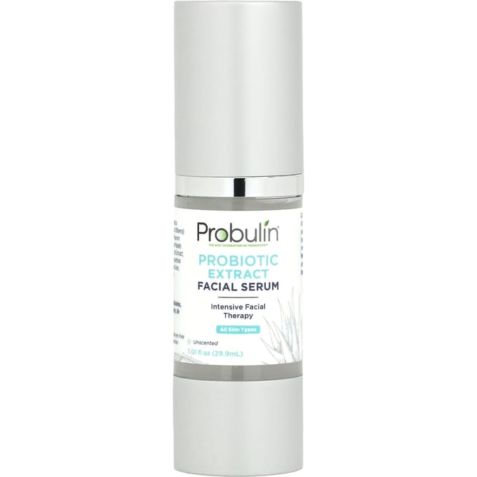 Probulin, Probiotic Extract Facial Serum, Unscented, 1.01 fl oz (29.9 ml) white